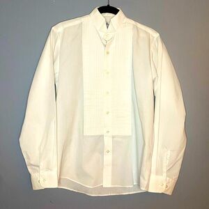 Tuxedo Shirt LADIES' Button Down Long Sleeve Women’s 8